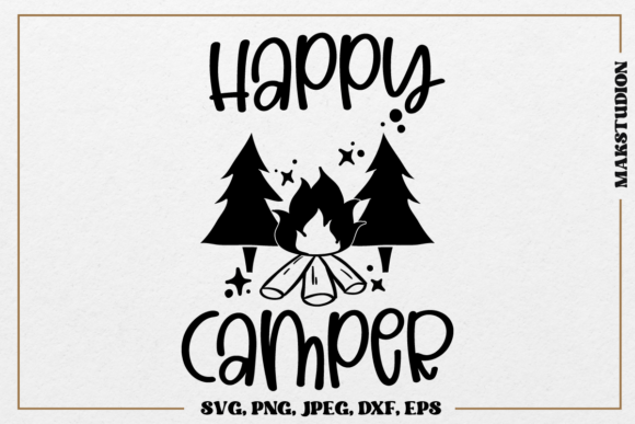 Download Happy Camper Svg, Happy Camper Png - Camper png Collection
