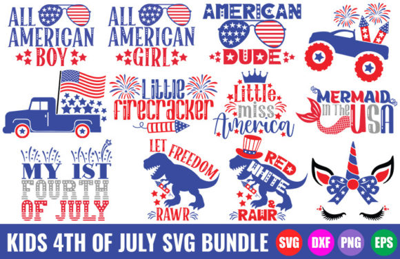 Download Kids 4th of July SVG Bundle | Kids SVG - 4th of july svg Collection