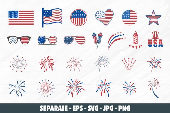 Download 4th of July SVG Bundle, Fireworks SVG - 4th of july svg Collection